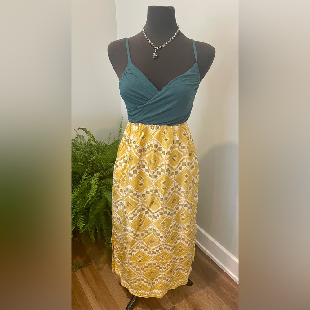 Anthropology edme & esyllte silk blend dress